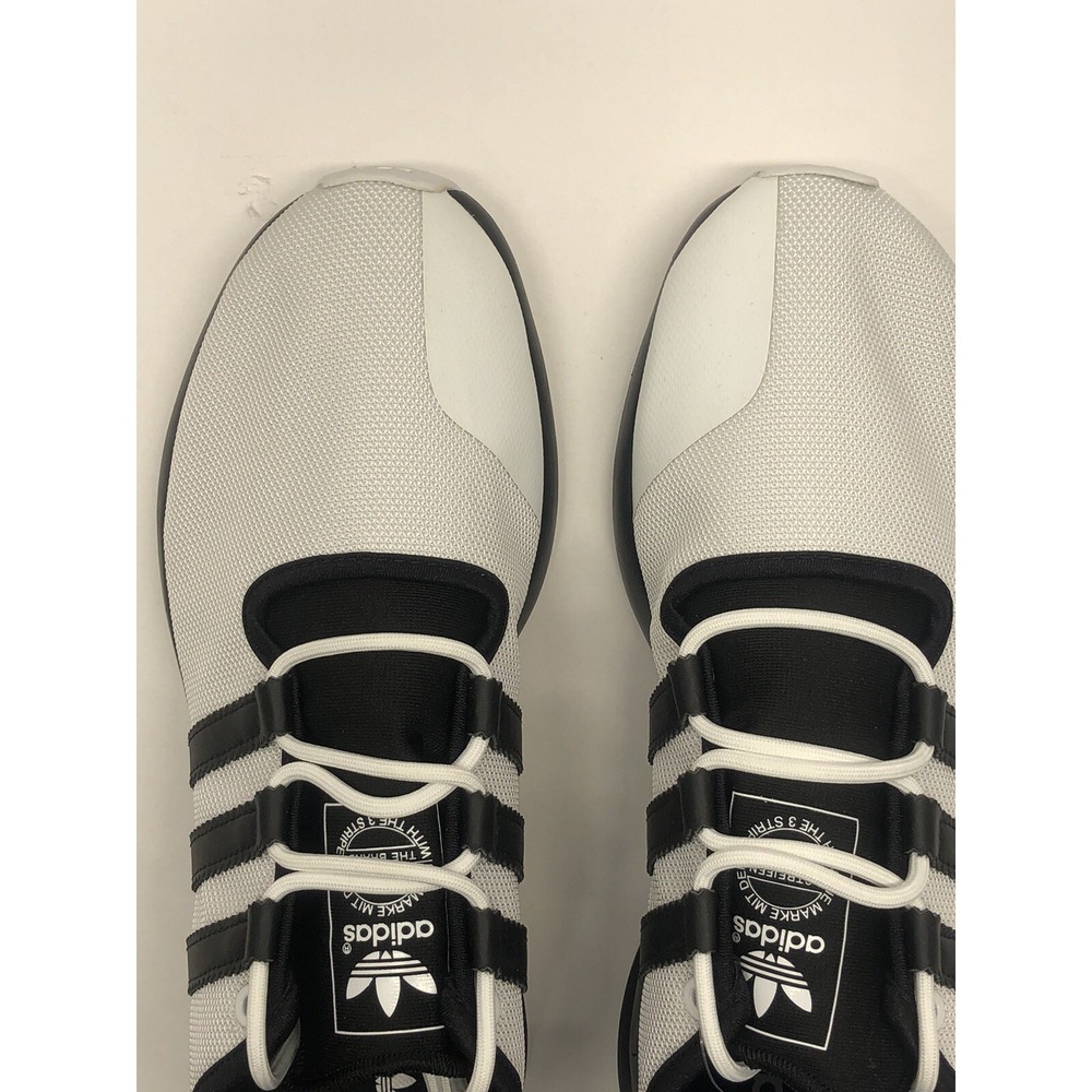 Adidas SL Rise Mens White Black Mesh Athletic Running Shoes Size 9 - Picture 6 of 12
